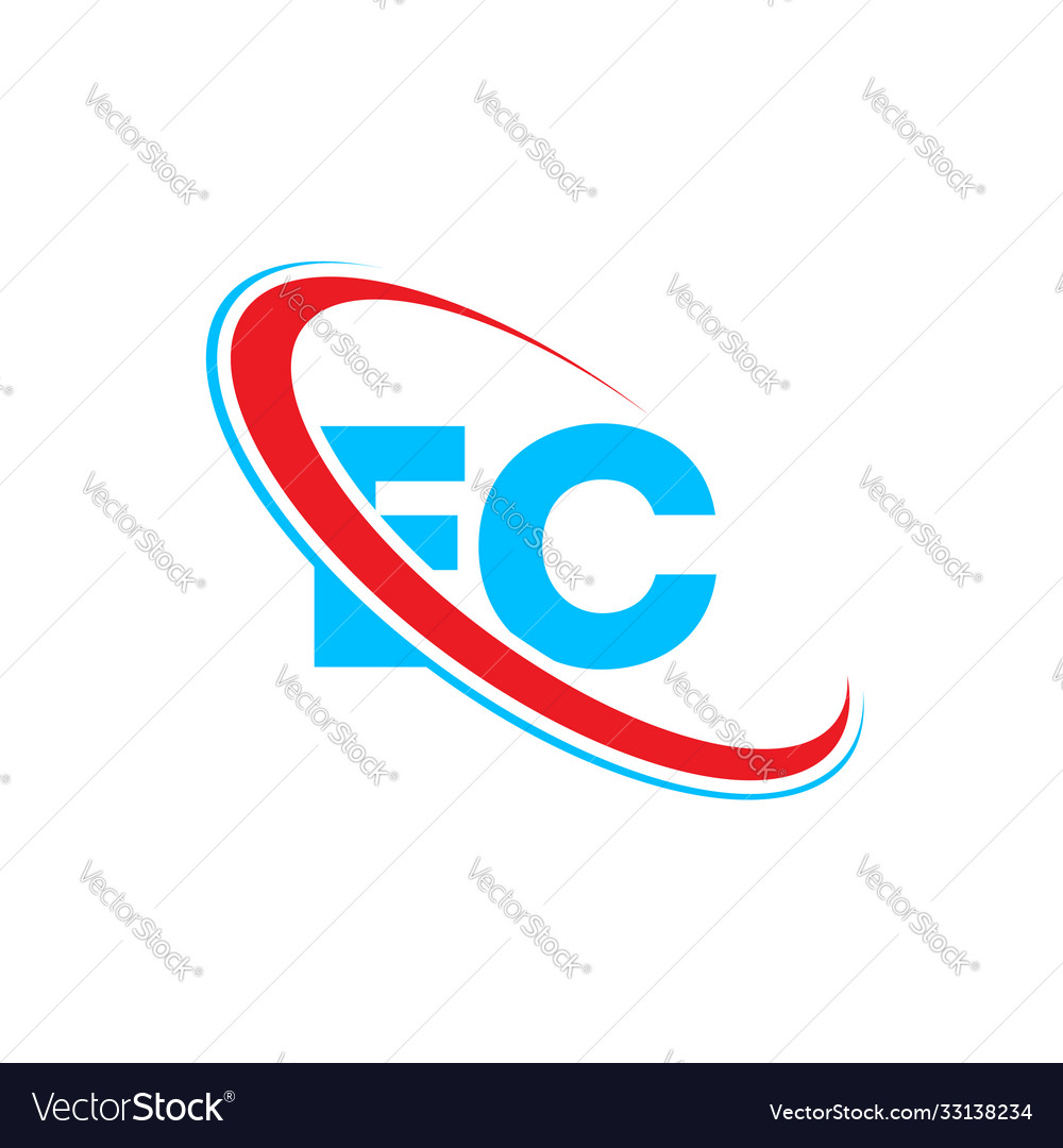 Ec e c Buchstaben Logo Design Initial