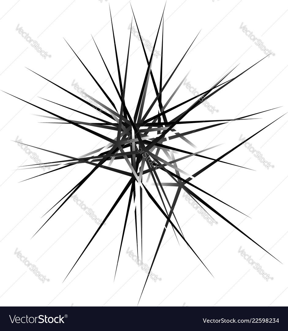 Edgy pointed random overlapping shapes abstract vector image Edgy pointed random overlapping shapes abstract