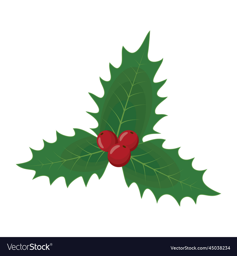 Holly Berry Christmas Icon