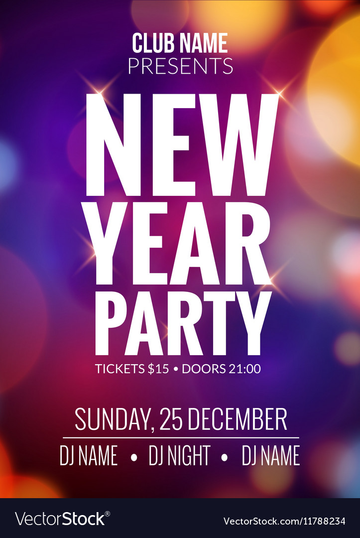 New Year Party Celebration Banner