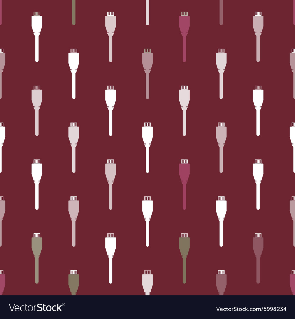 Seamless background with different power cord plug