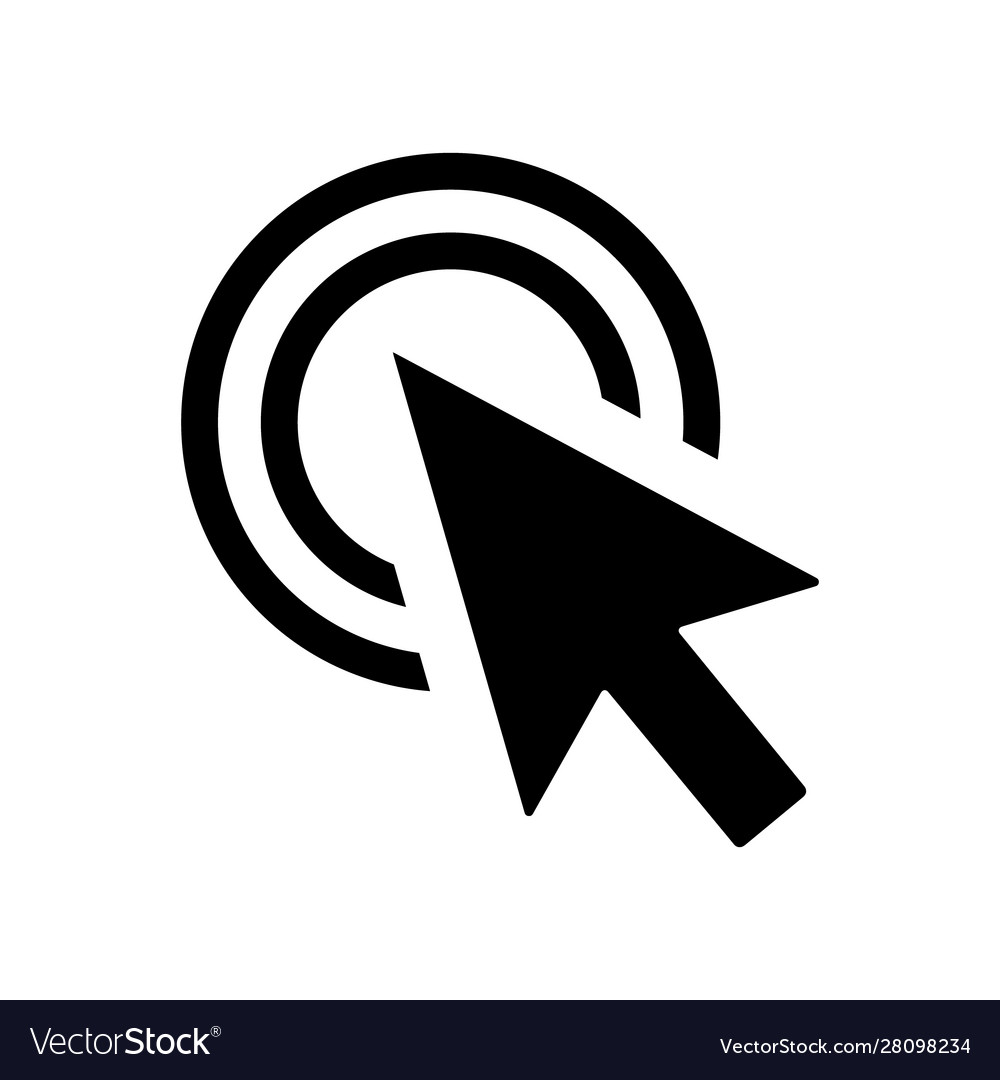 Touchscreen arrow gesture icon action symbol vector image Touchscreen arrow gesture icon action symbol