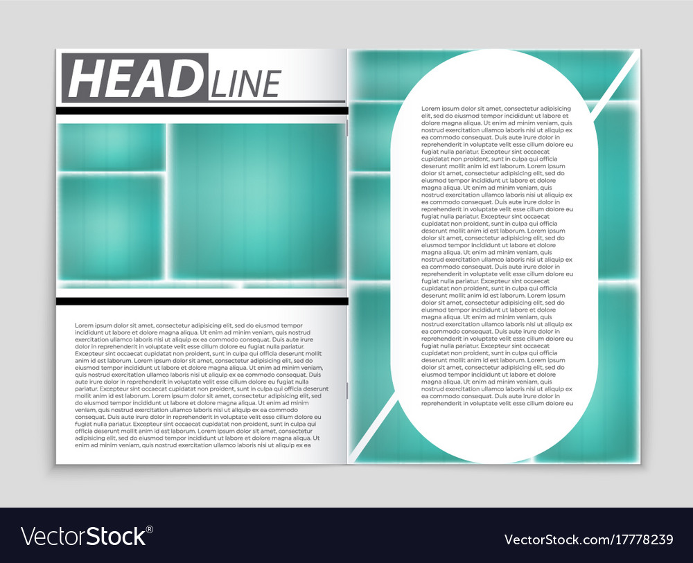 Abstract layout background set for art