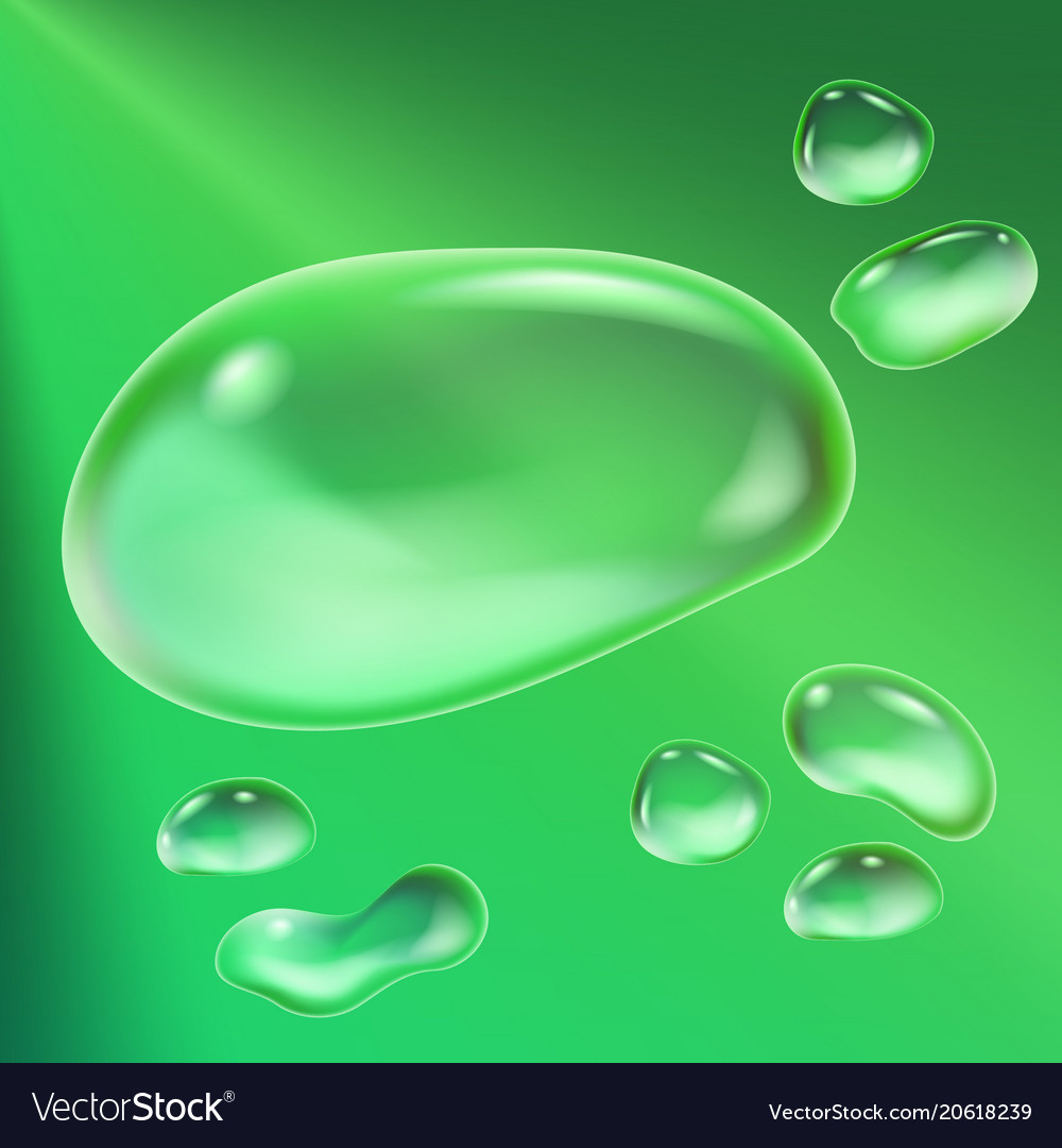 Background with water drops of different forms vector image Background with water drops of different forms