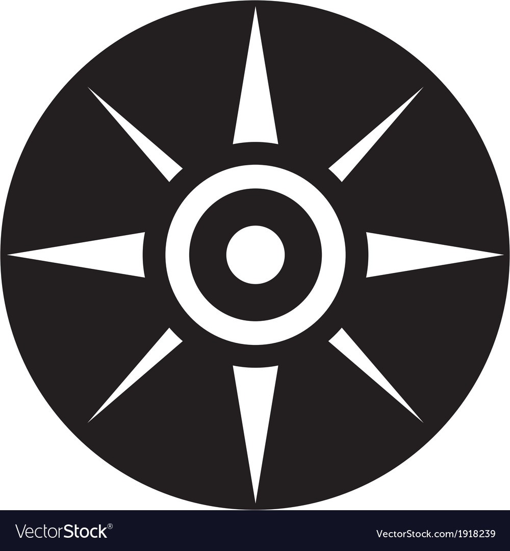 Compass Icon - Navigation Symbol