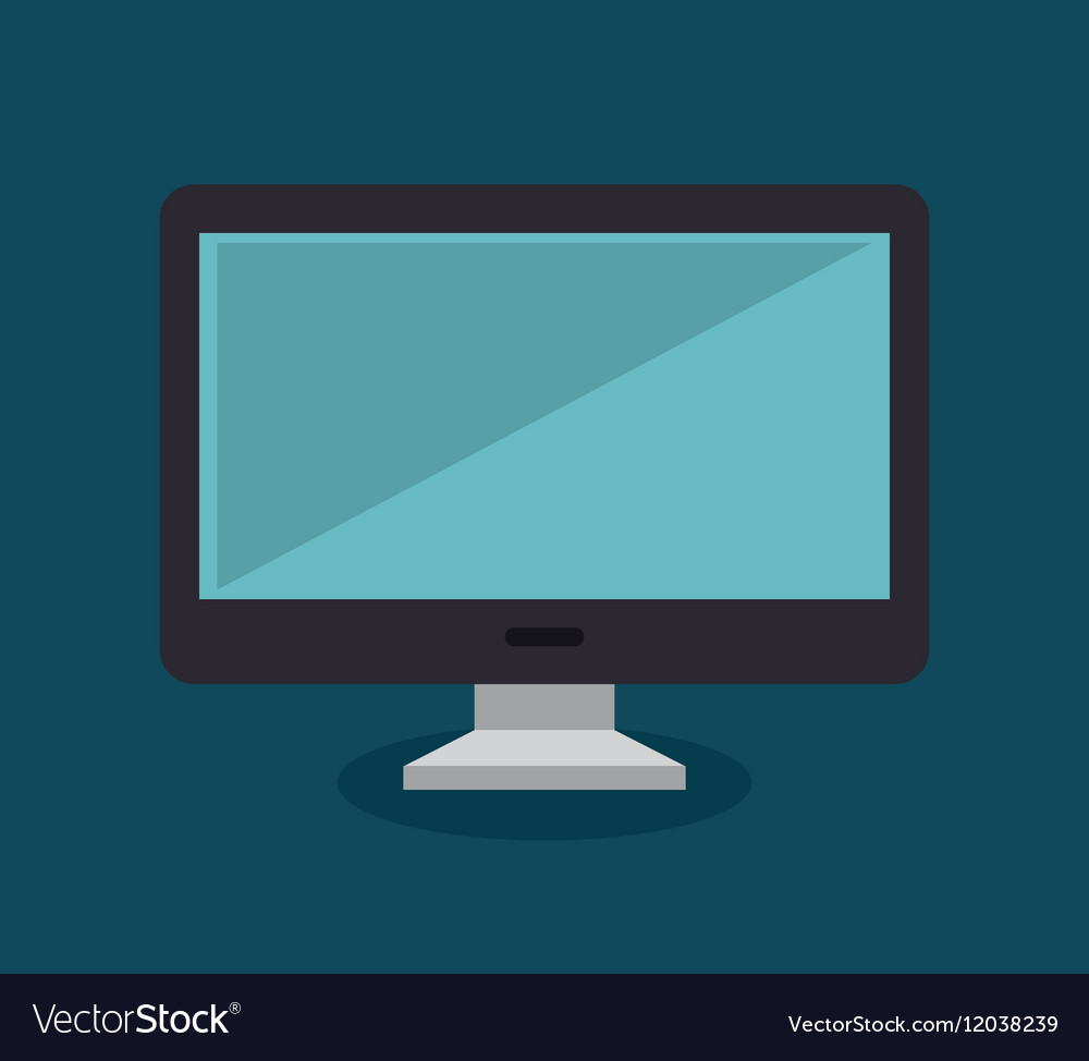 Computer desktop display isolated icon