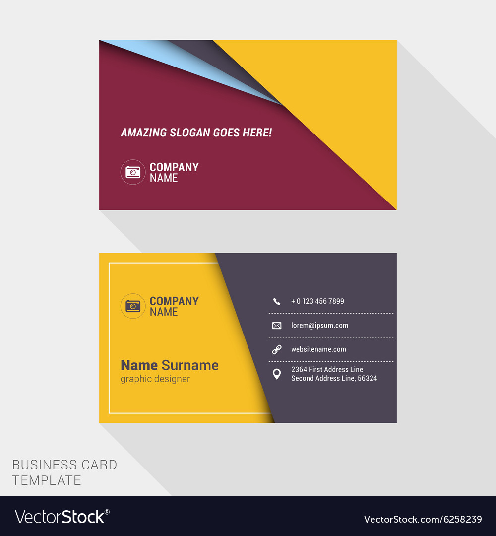 Design modern creative and clean business card