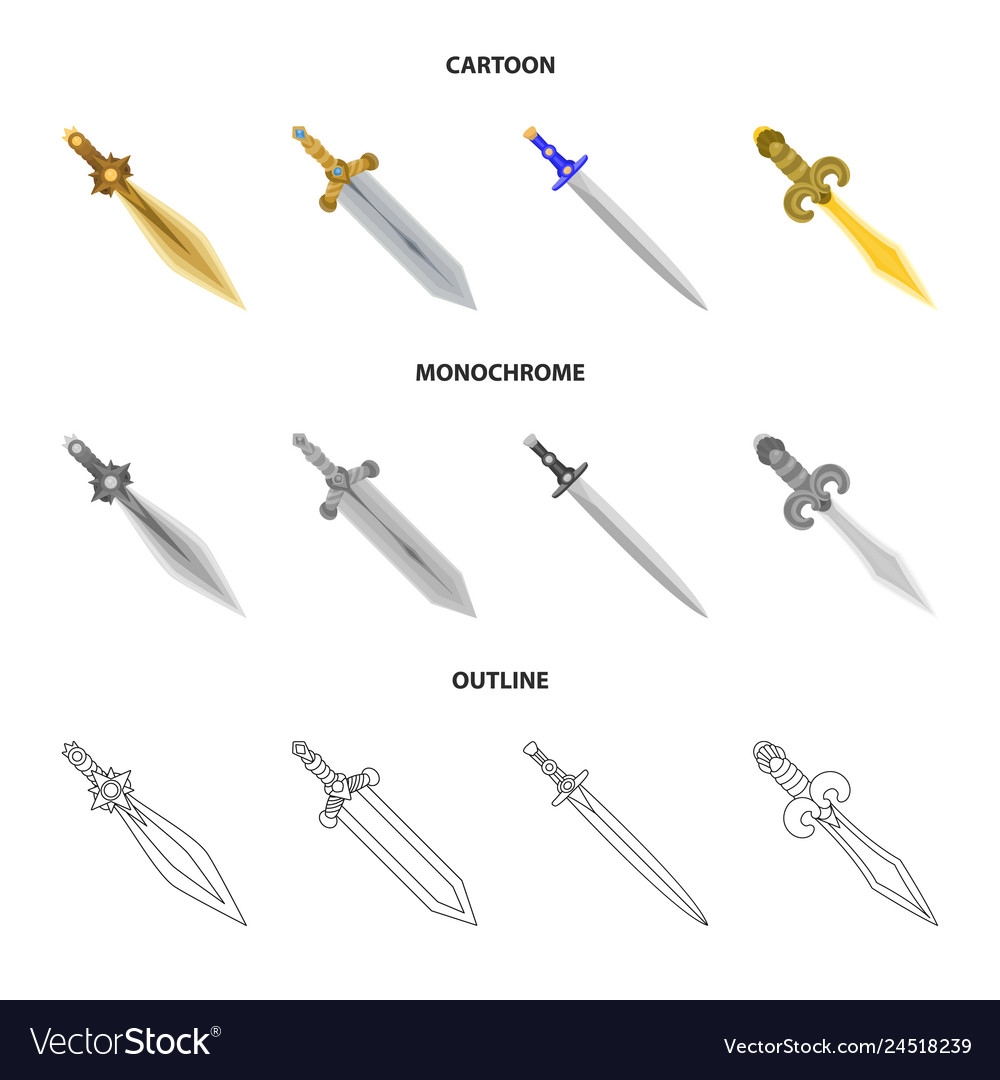 Design of game and armor icon collection