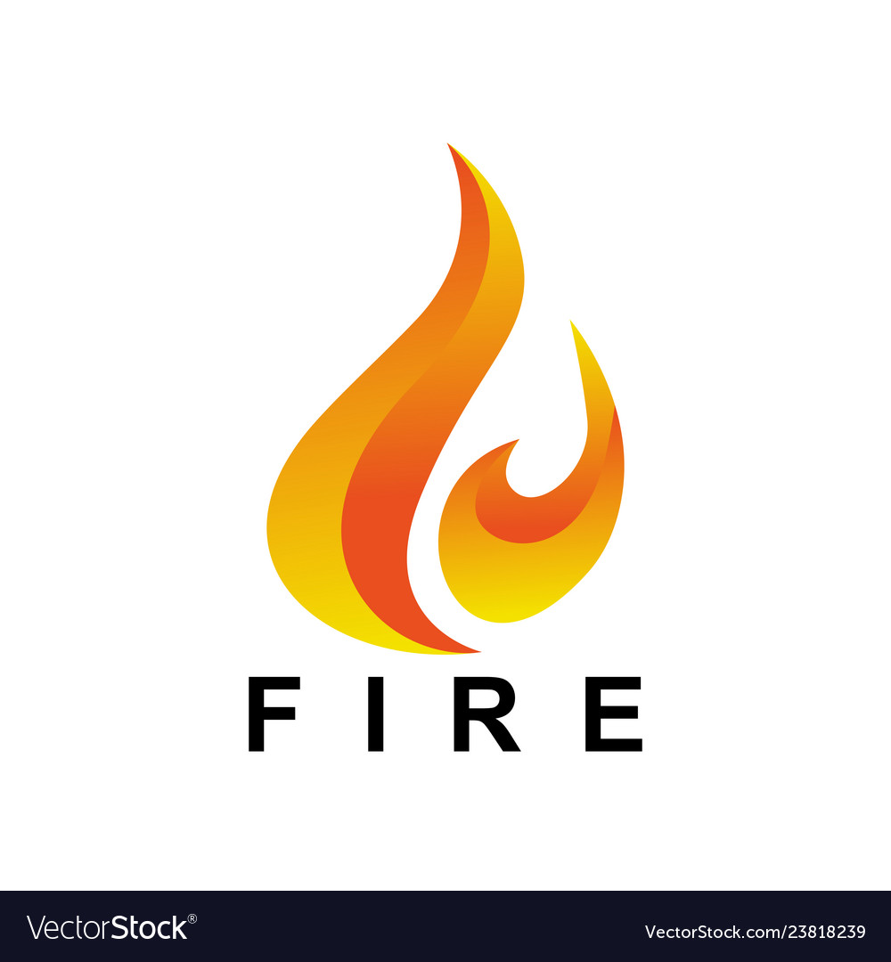 Fire tech image Royalty Free Vector Image - VectorStock