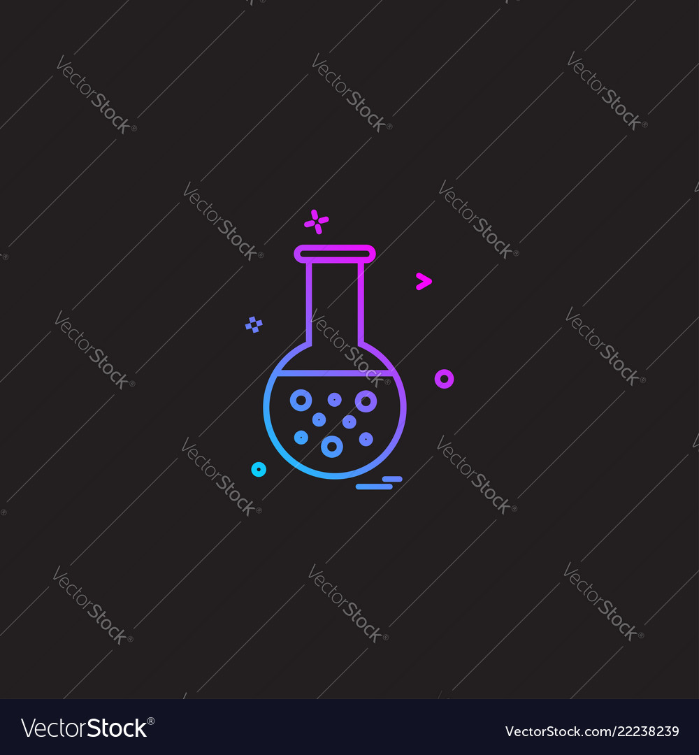 Flask icon design