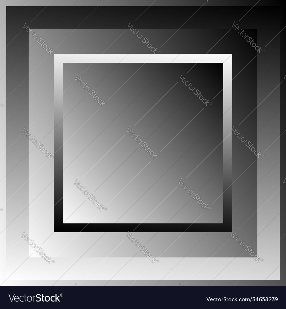 Overlapping squares blocks grayscale vector image Overlapping squares blocks grayscale