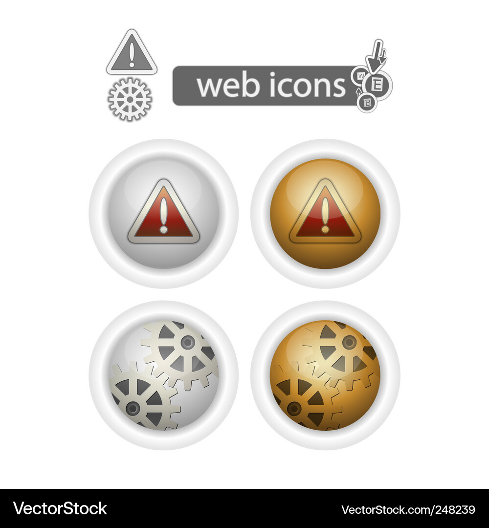 Web icons Royalty Free Vector Image - VectorStock