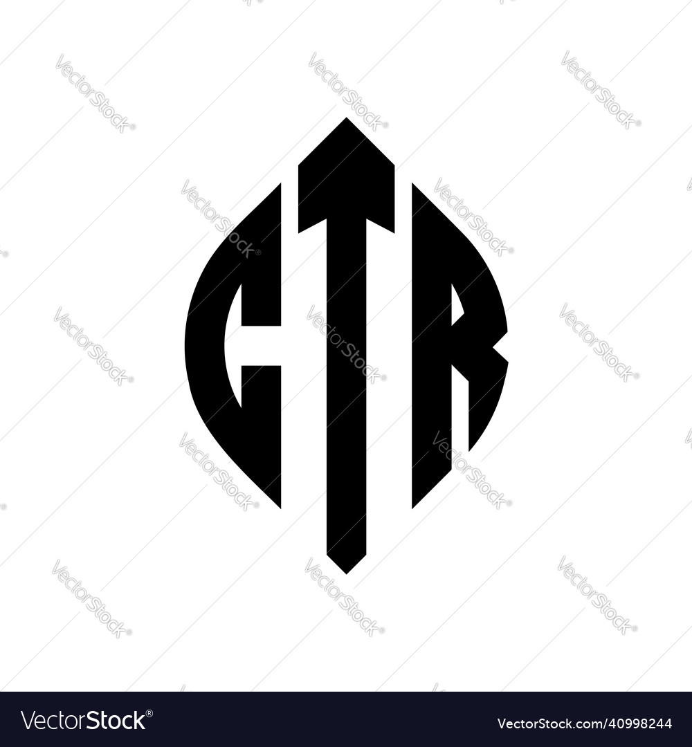 Ctr circle letter logo design