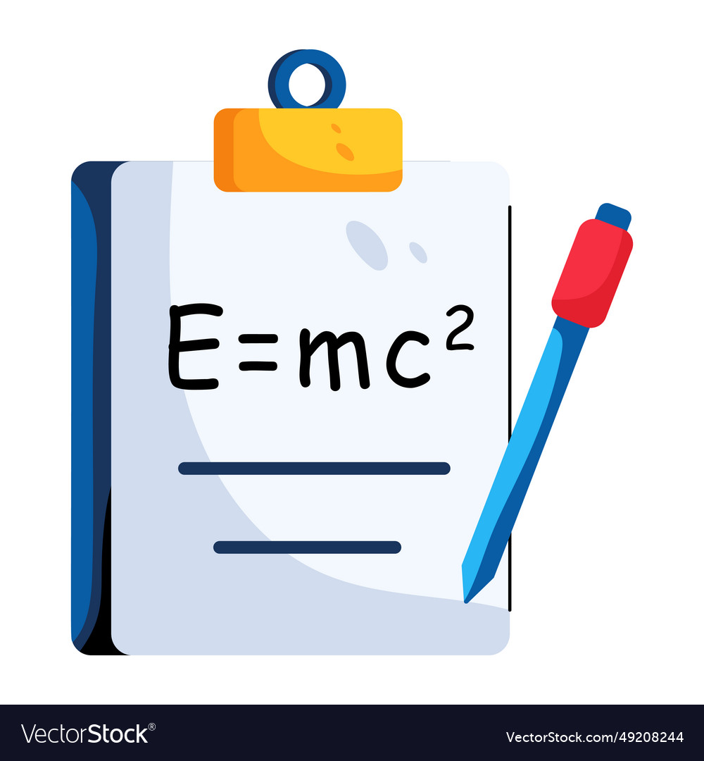 Energy equation Royalty Free Vector Image VectorStock