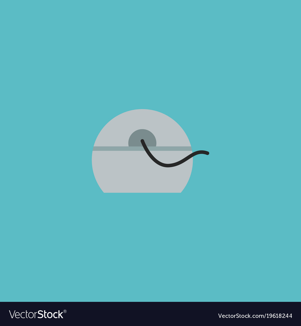 Floss icon flat element