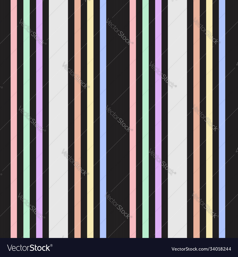 Rainbow stripe seamless pattern background vector image Rainbow stripe seamless pattern background