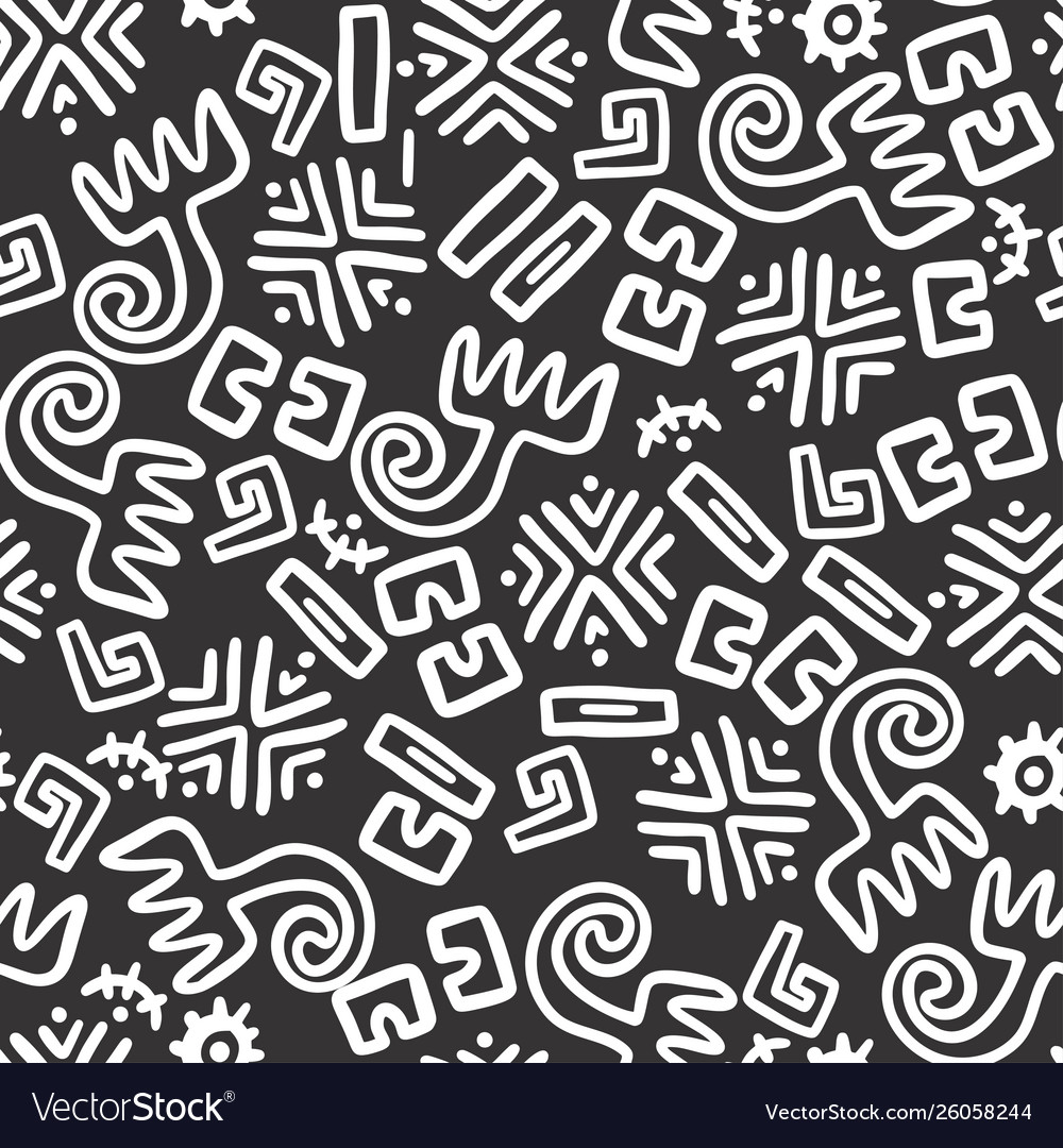 Seamless aztec pattern