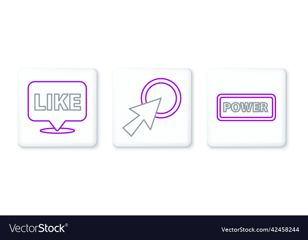 Set line power button like in speech bubble