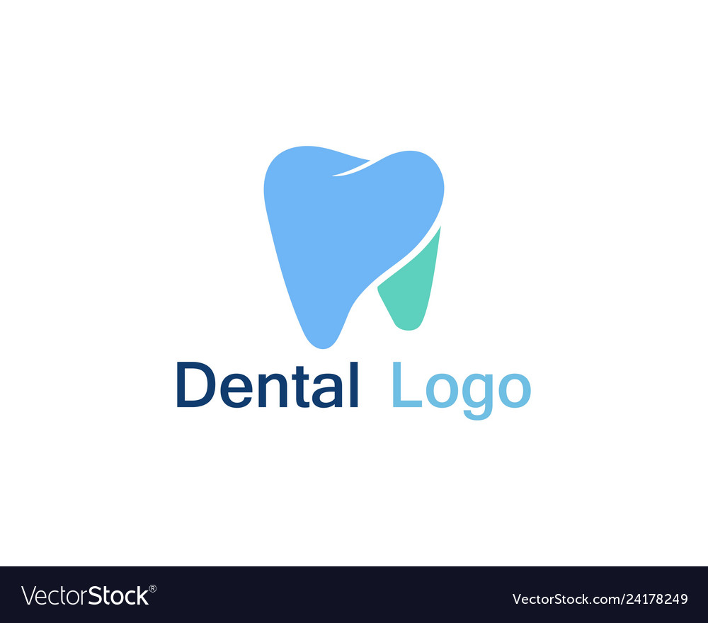 Dental care logo and symbol Royalty Free Vector Image