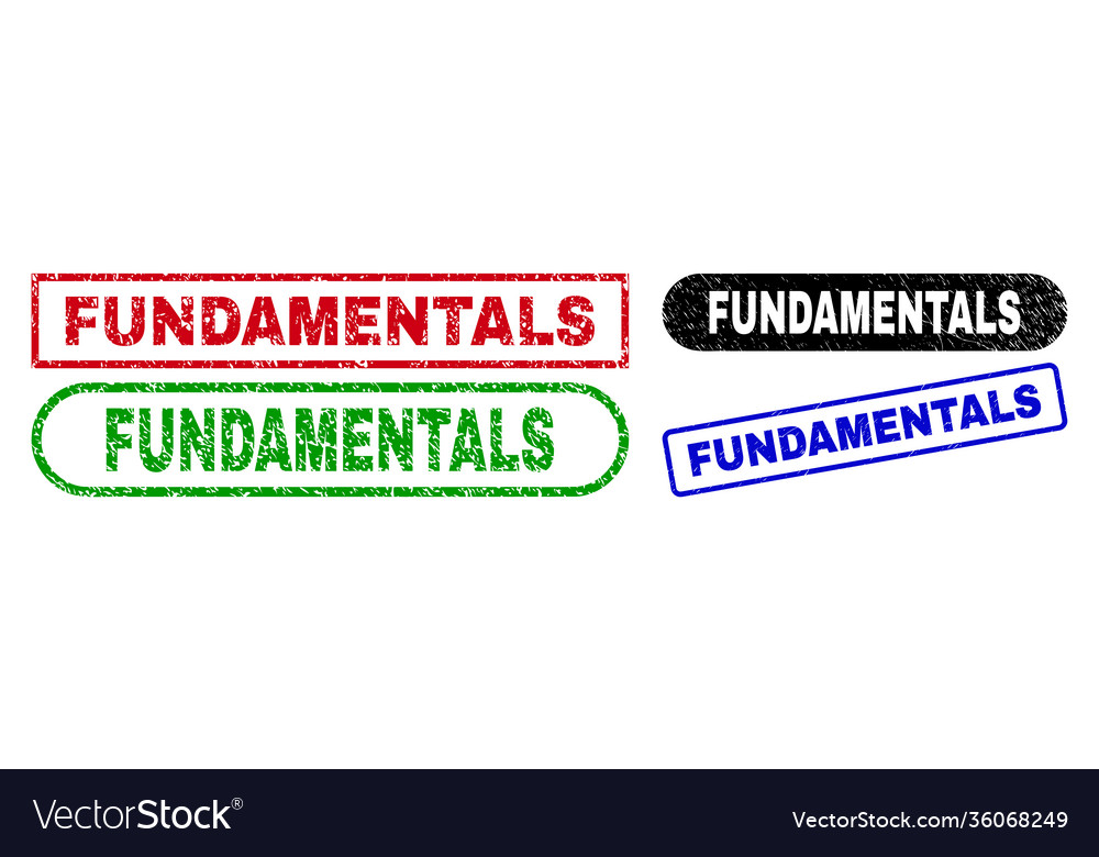 Fundamentals rectangle stamp seals using corroded