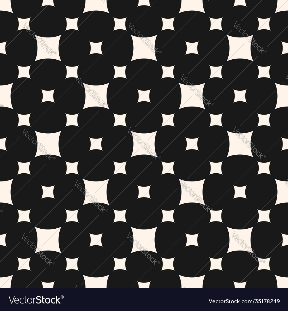 Seamless pattern with smooth rounded squares vector image Seamless pattern with smooth rounded squares