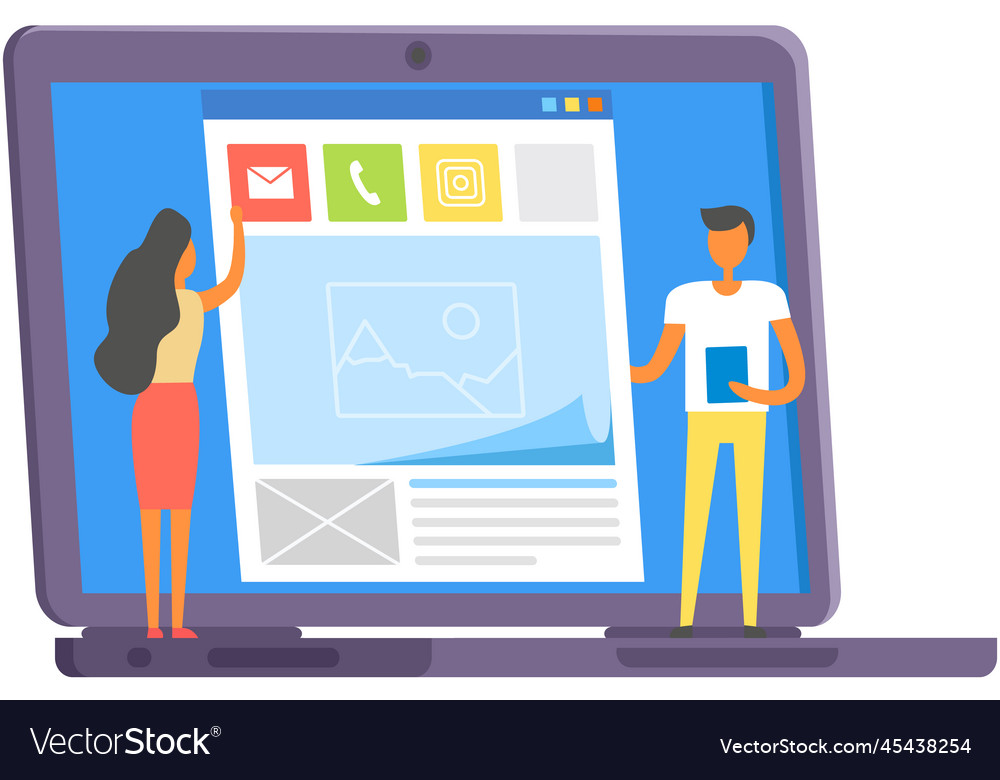 Chat messages app for communication sms vector image Chat messages app for communication sms