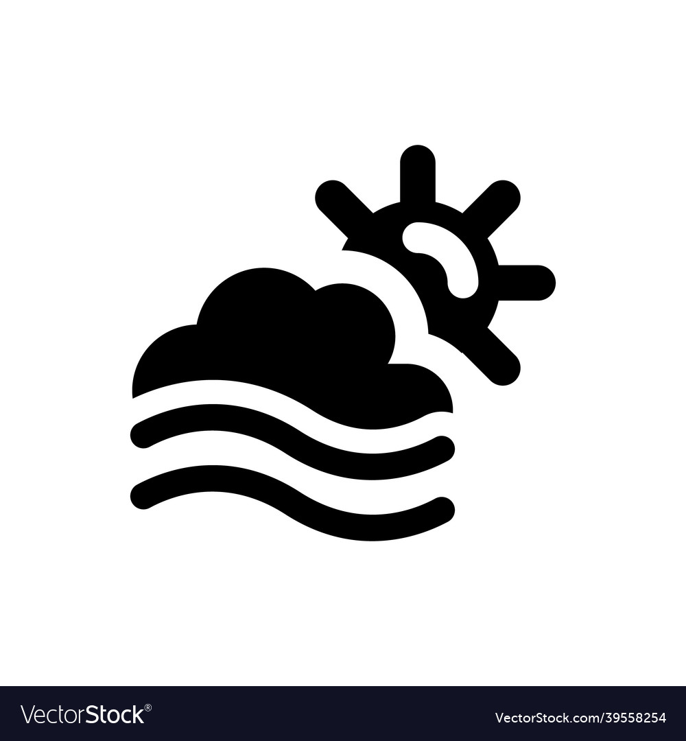 Fog day icon