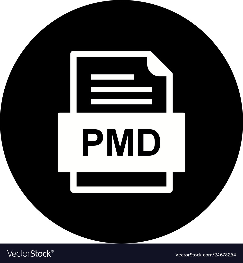 Pmd file document icon
