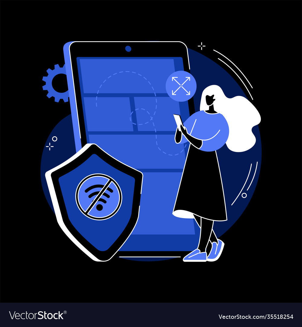 Progressive web app abstract concept vector image Progressive web app abstract concept