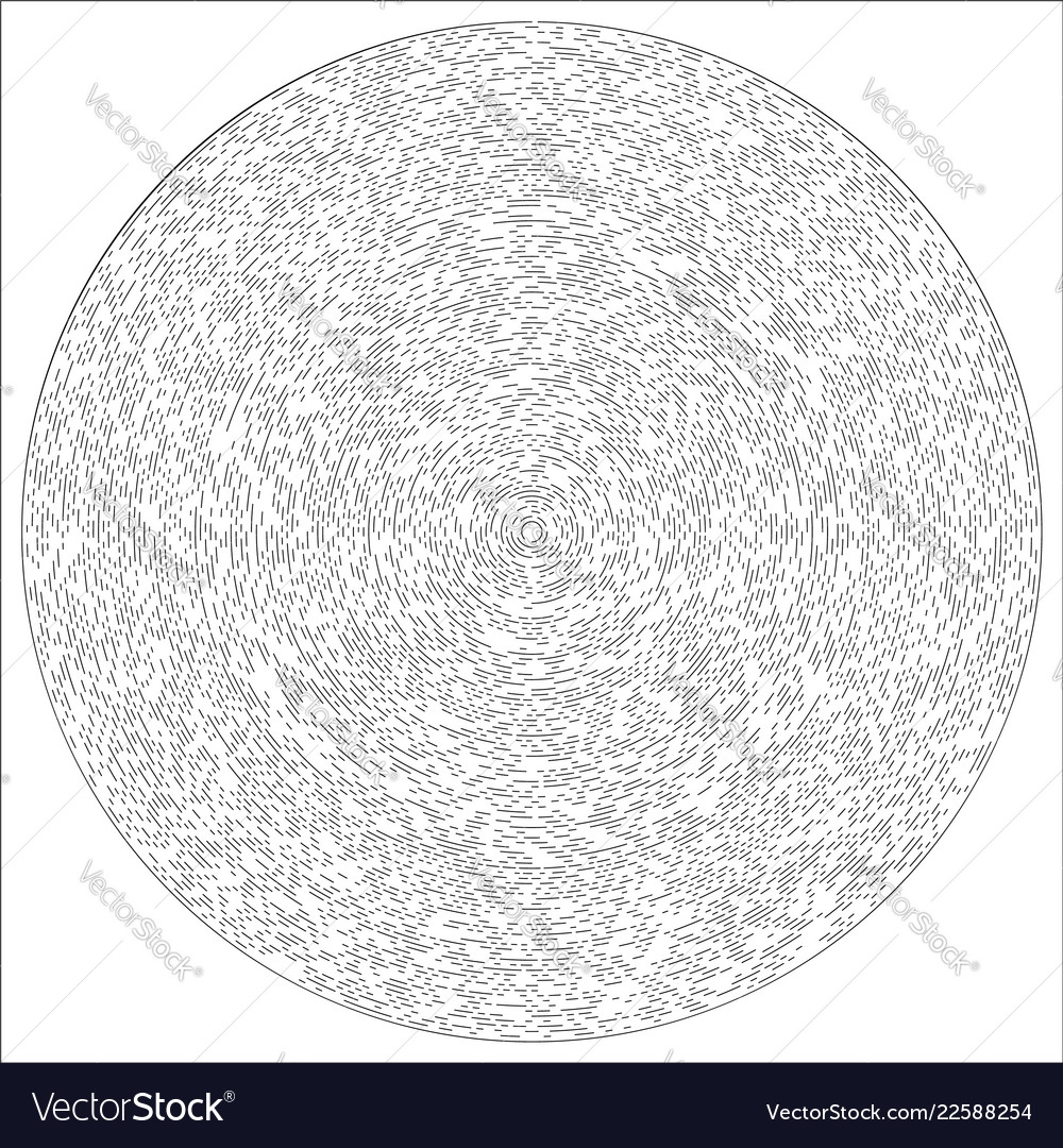 Random konzentrische Segmentkreise rund Vector Image Random konzentrische Segmentkreise rund