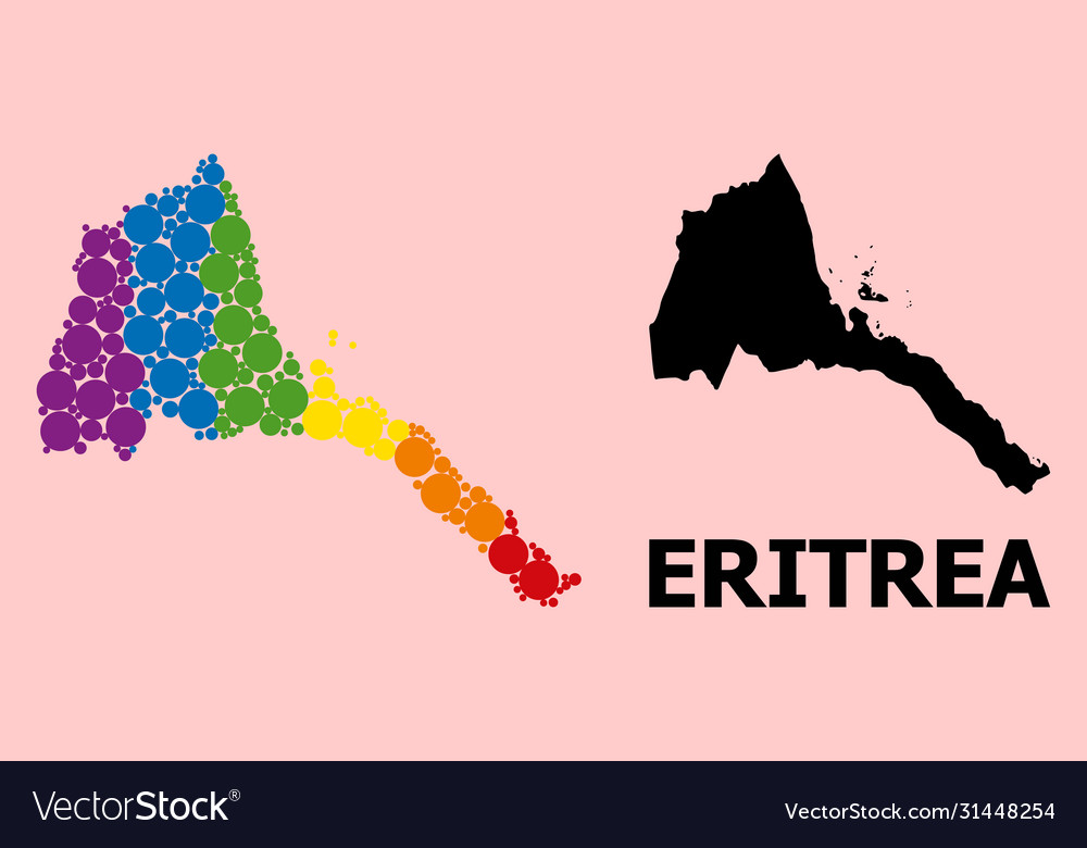 Spectrum mosaic map eritrea for lgbt