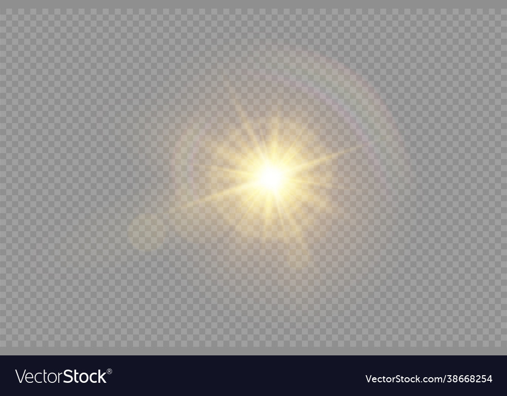 Gelb leuchtend heller Stern goldene Sonne