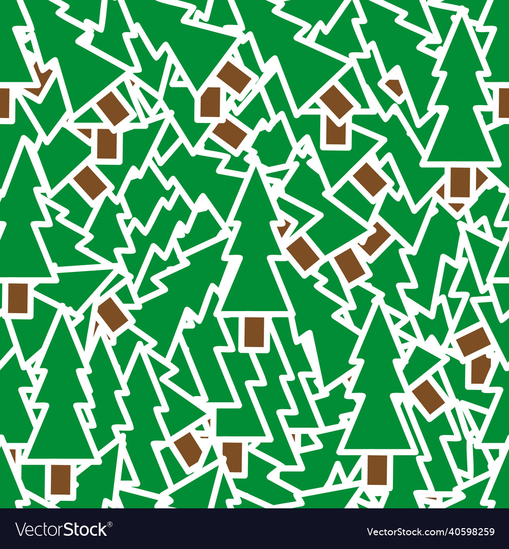 Abstract christmas tree