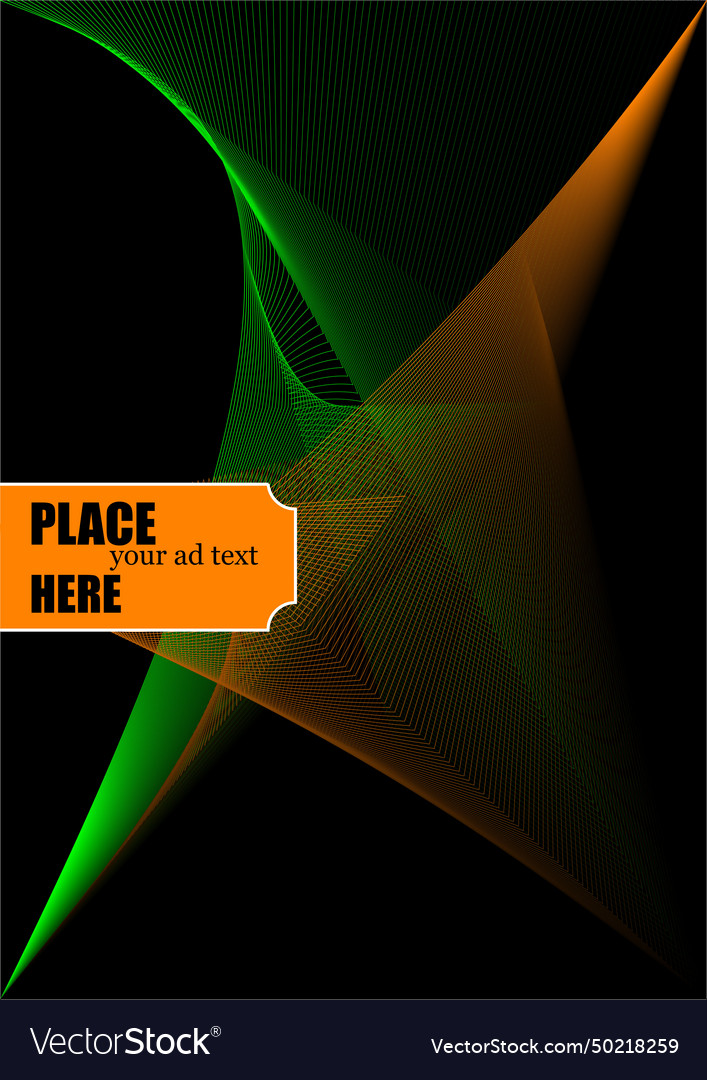 Abstract futuristic background color 3d vector image Abstract futuristic background color 3d