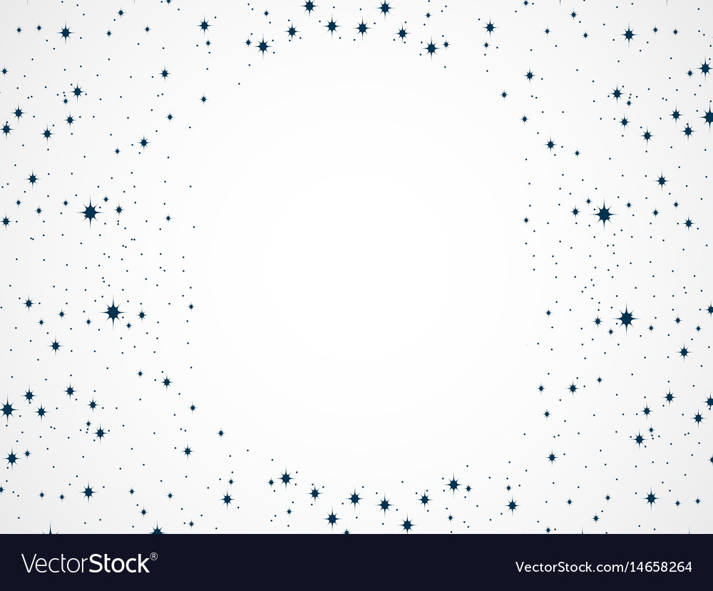 Abstrakter Hintergrund mit Sternen auf weiß