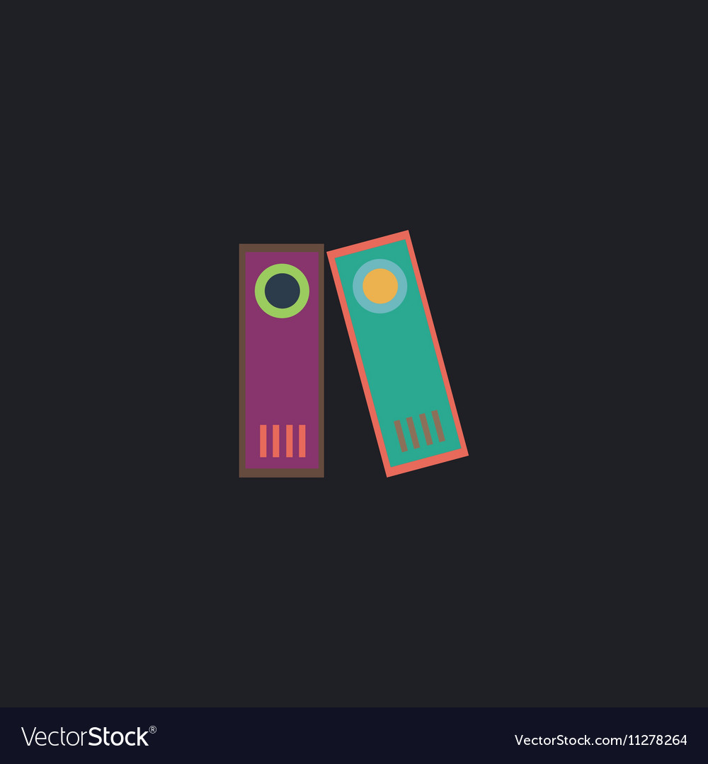 Archive folders computer symbol