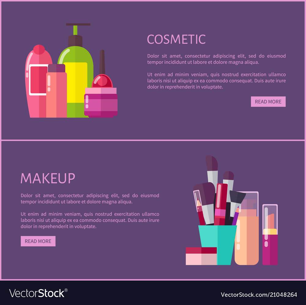 Makeup Pages Set Royalty Free Vector Image - Makeup Pages Makeup Pages Set Royalty Free Vector Image - Makeup Pages