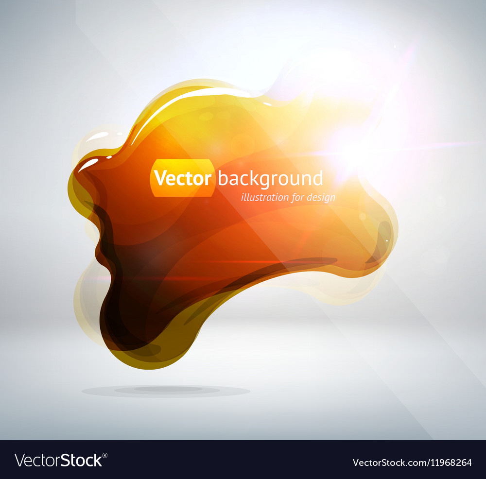 Orange blob background