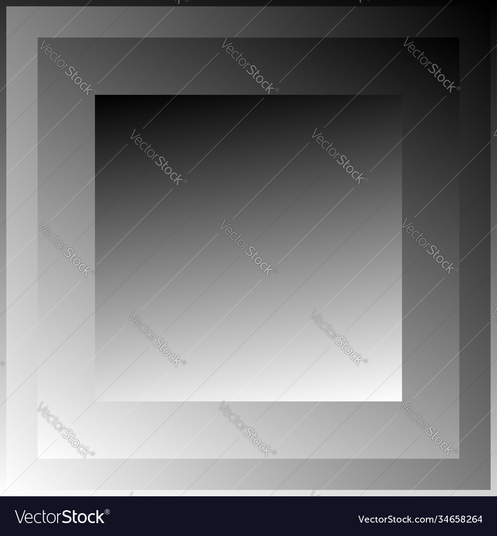 Overlapping squares blocks grayscale vector image Overlapping squares blocks grayscale