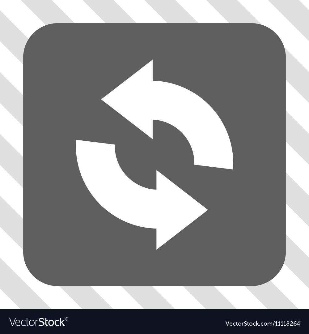 Refresh rounded square button