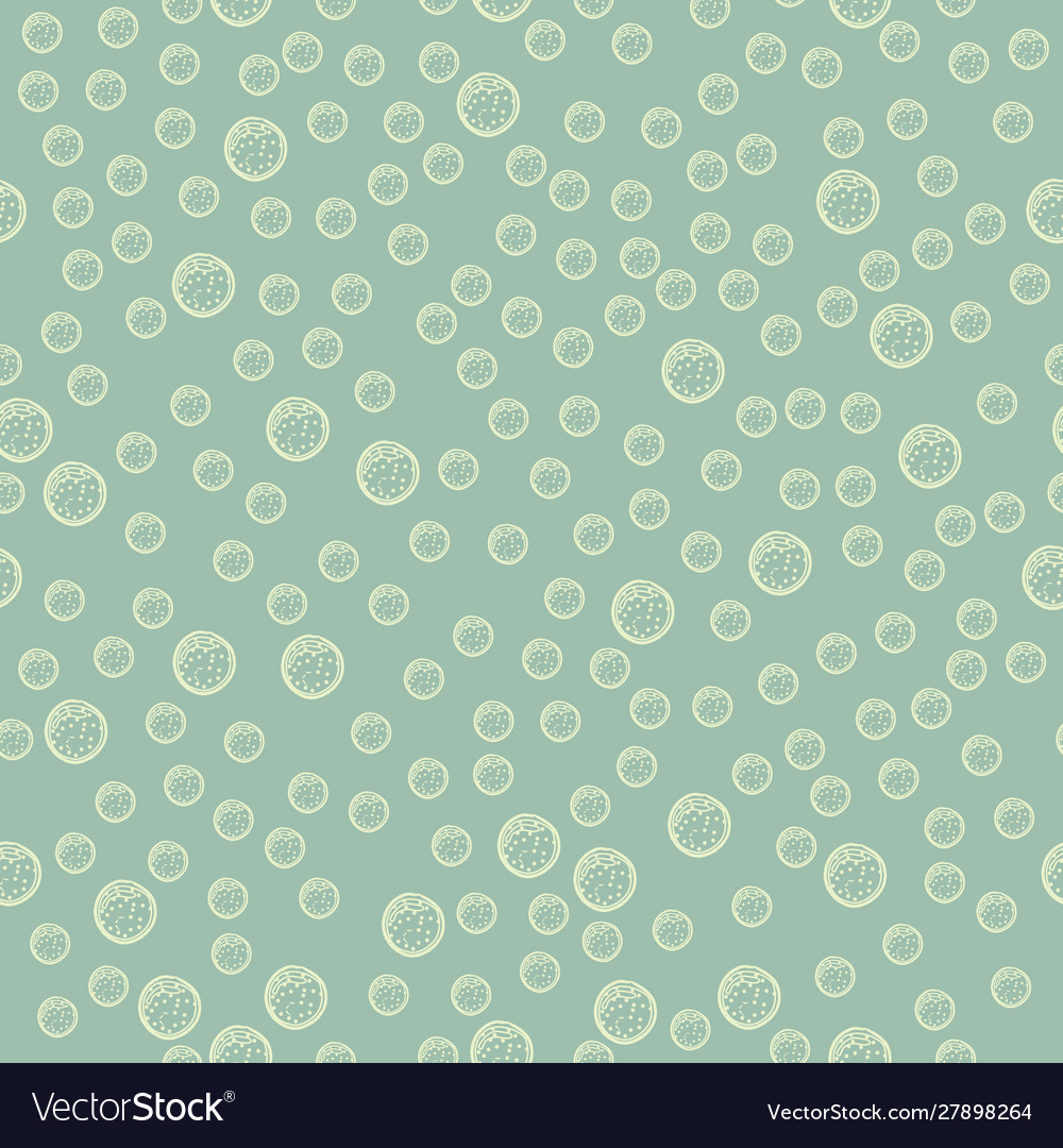 Seamless pattern with colorful balls scandinavian