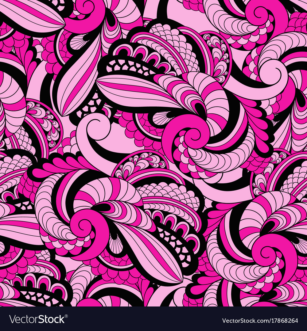 Seamless pattern with spirals