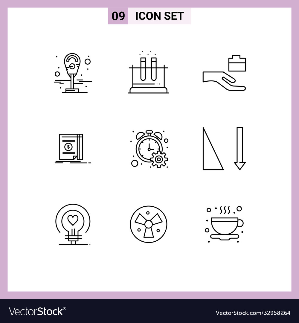 User interface pack 9 basic outlines timer