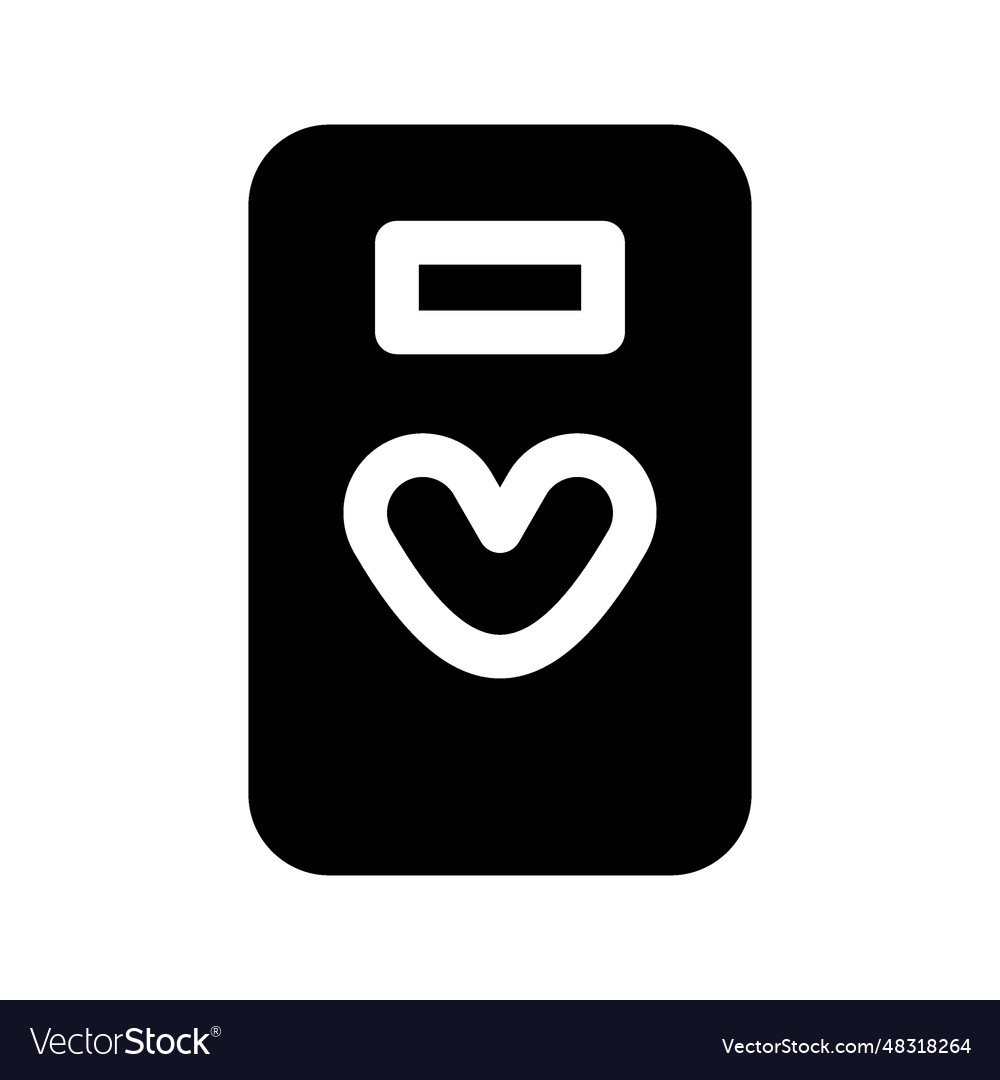 Valentines notes icon Royalty Free Vector Image