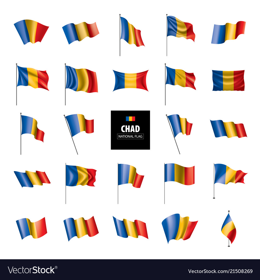 Chad flag Royalty Free Vector Image - VectorStock