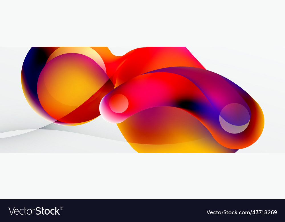 Fluid abstract background liquid color gradients