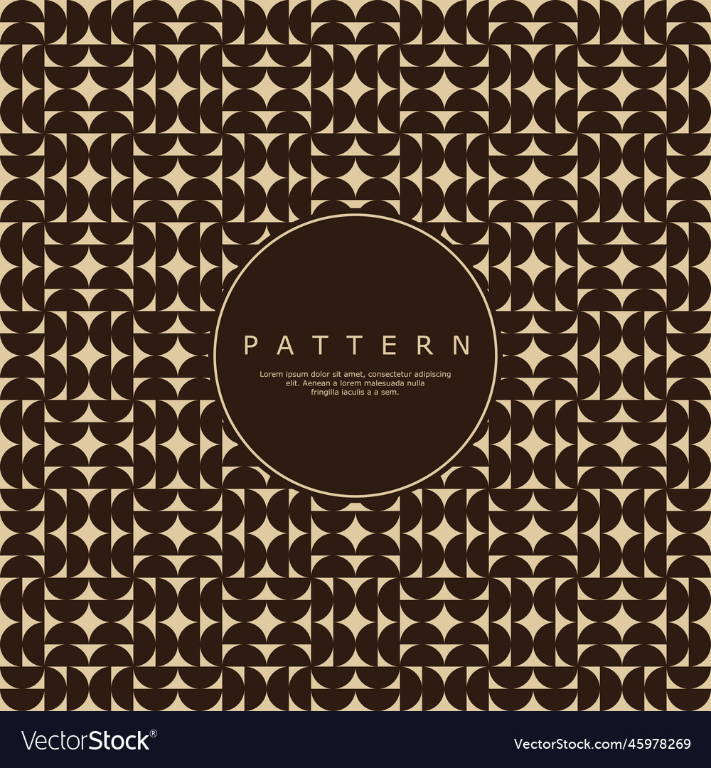 Simple abstract half circle seamless pattern