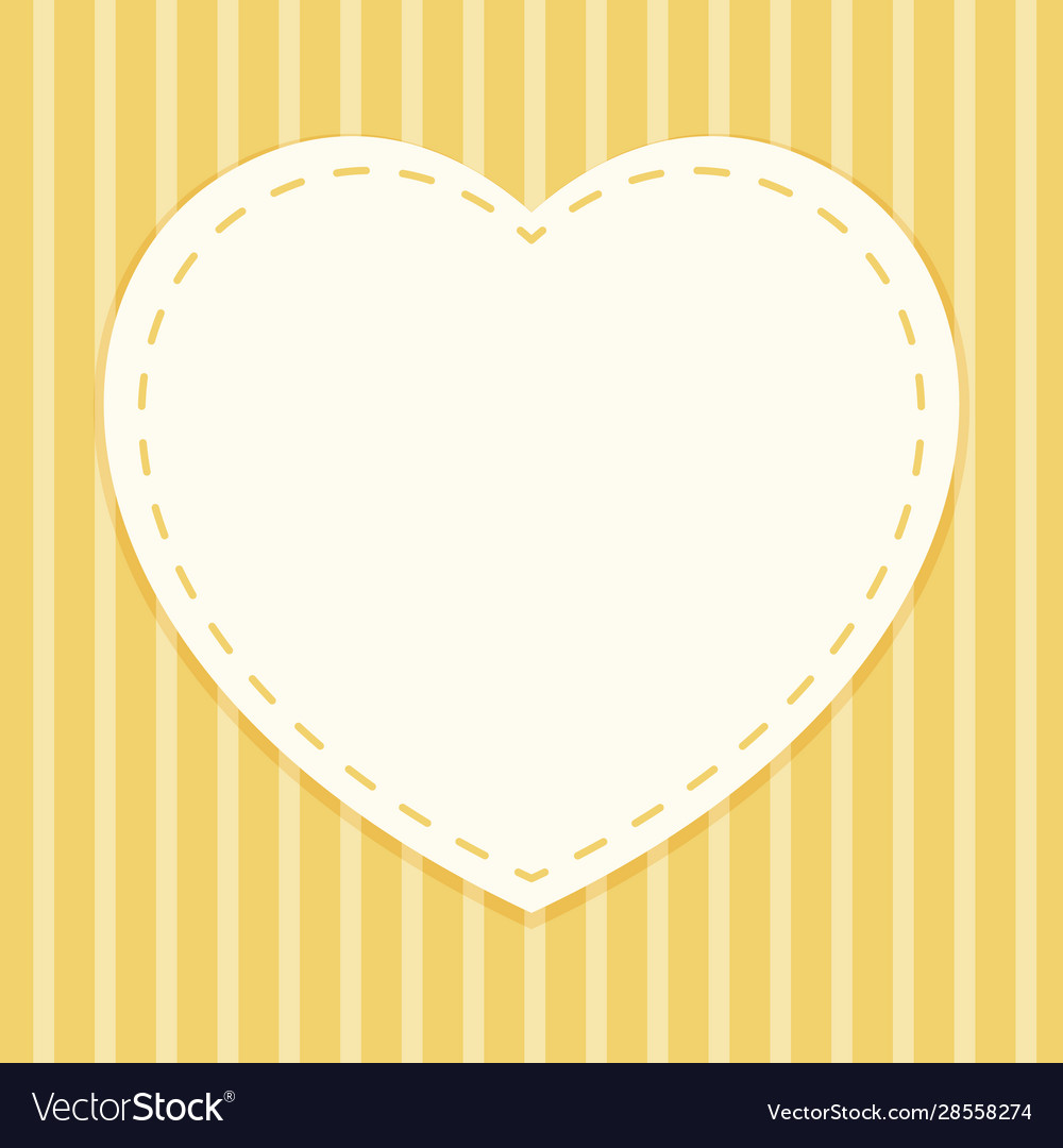 Background template with heart frame