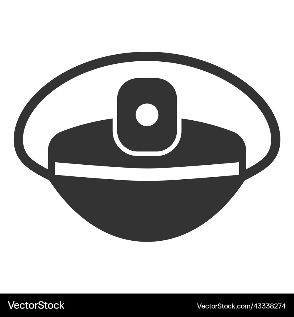 Captains cap 1 Royalty Free Vector Image - VectorStock