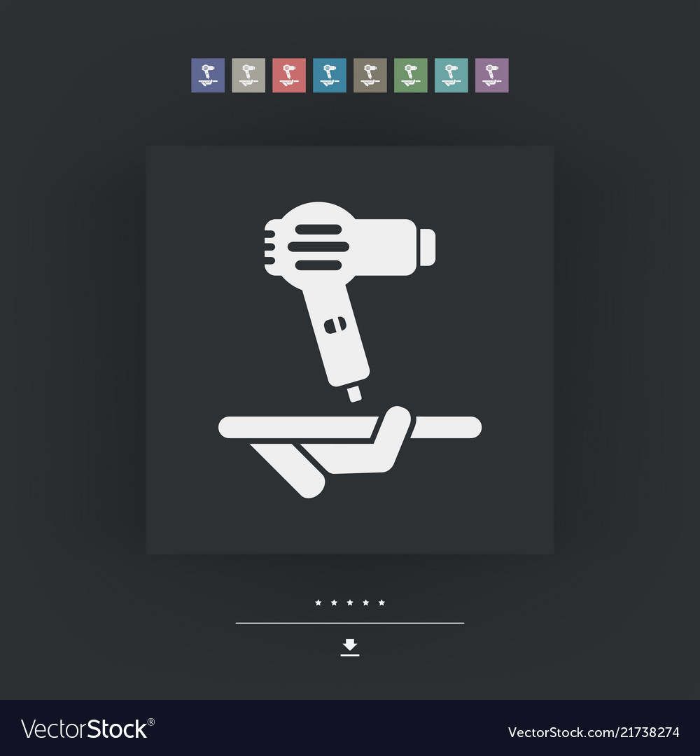 Dryer icon vector image Dryer icon